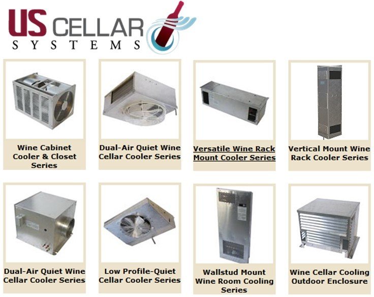 US Cellar Systems Wine Cellar Cooling Systems by MandM