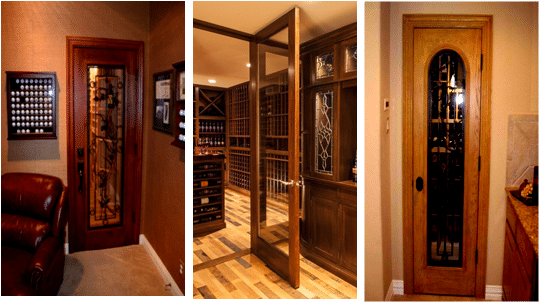 Stylish Wine Cellar Doors