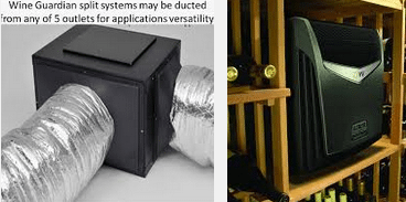 Ducted Self Contained Wine Cellar Cooling Unit