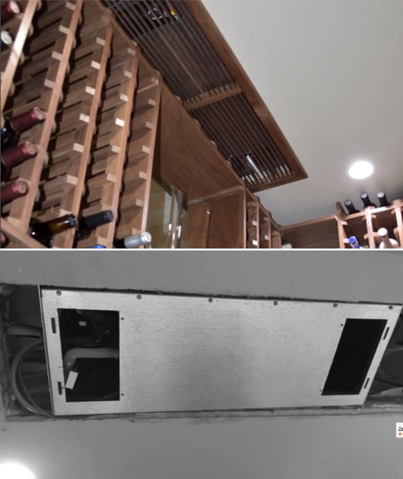 Wine Cooling Unit Installation in Los Angeles Home Wine Cellar 