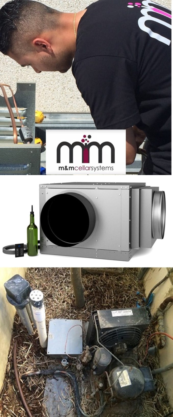 WhisperKOOL Wine Cellar Cooling Condenser Repair